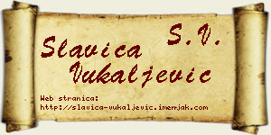 Slavica Vukaljević vizit kartica